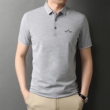 POLO衫男士短袖t恤翻领2023夏季新款潮牌休闲商务男装上衣,男装T恤,电商B212（原钱塘6029）