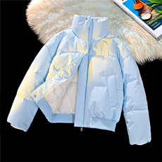 冬季clean纯色棉服潮流中性加厚短款棉衣HZ8816-特P68不议价，男装棉衣，星座610B-1