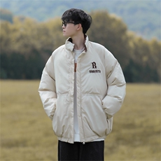 F65-P70美式复古立领面包服外套男2024冬季潮牌保暖棉服棉衣，男装棉衣，星座512-6