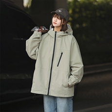 2024春季新款现货户外双面穿连帽夹克男冲锋衣外套JK903-P80，男装夹克，星座1204-3