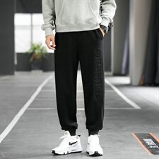 2021春秋季新款休闲裤子男潮牌束脚裤篮球百搭宽松运动卫裤DF22T，男装休闲裤，电商A102