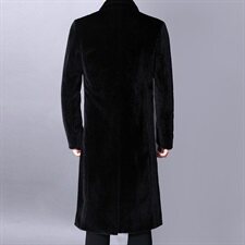 秋冬新款男士防水貂绒男加大加厚大衣休闲风衣男装冬装Y178，男装风衣，星座208-1