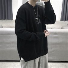 2021秋冬港风毛衣男生宽松潮男毛线衣针织衫229M11P65，男装针织衫/毛衣，星座229