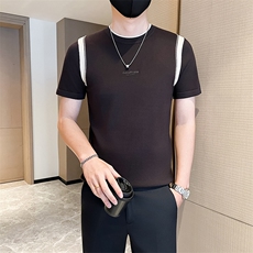 店主风秋冬季男士圆领套头拼接针织衫男上衣301A-1/M12/P55控75，男装针织衫/毛衣，星座301A-1