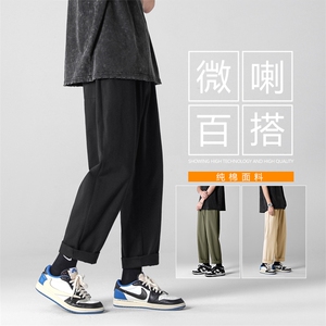 裤子纯棉美式宽松直筒裤长裤夏季新款 K626 特批-34图片