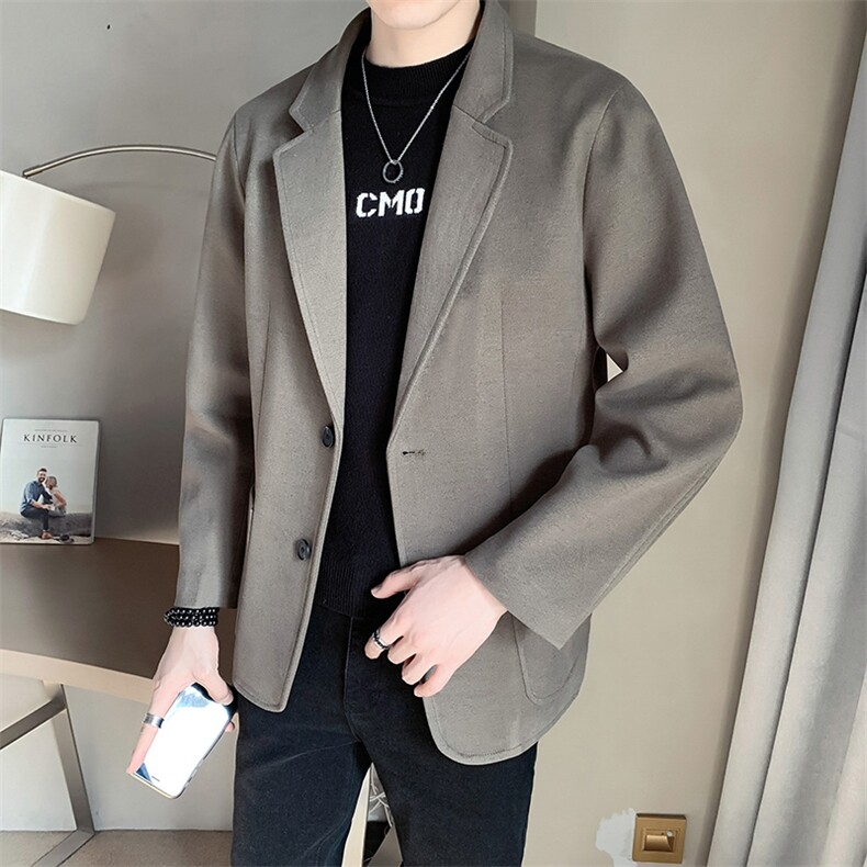 店主风~2025秋冬休闲呢子西装外套F850/P125,男装西服套装,电商B331