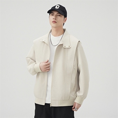 户外夹克男立领纯色上衣冲锋衣外套DSA157B-JK7868-P70，男装夹克，电商A157B