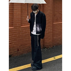 【有货】cleanfit短款贴布夹克男高级感痞帅外套G17CC-特P75，男装夹克，星座1007（原301D）