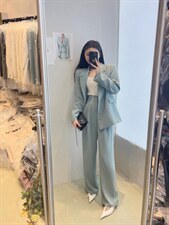 高级感色系套装，女装职业装，m.o