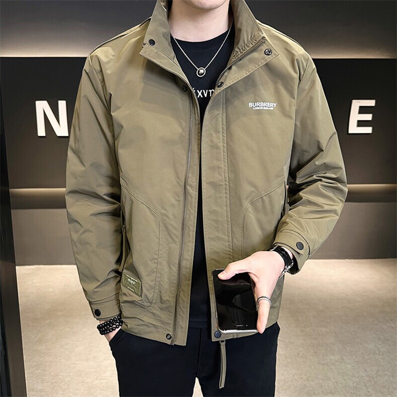 工装夹克男休闲上衣多口袋立领夹克DS-A329-ZL2401-P95，男装夹克，电商A329