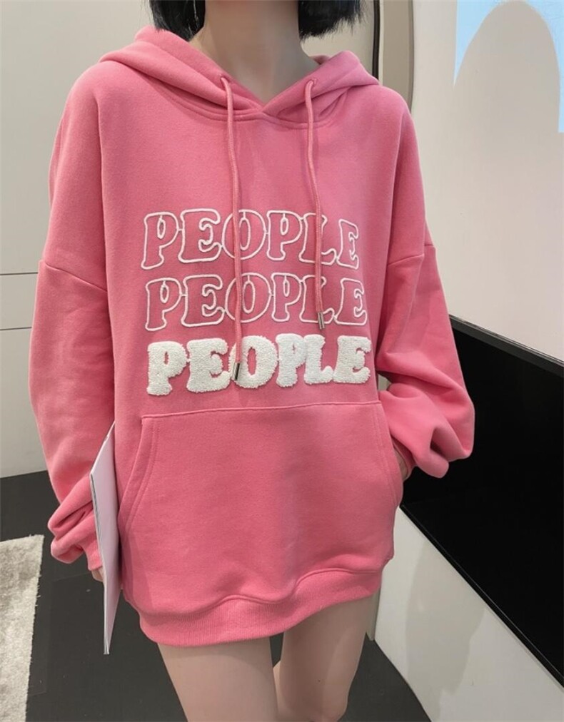 加绒卫衣，女装卫衣/绒衫，SUGAN