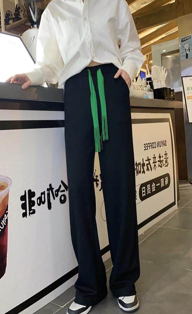 现货：冰丝空气层阔腿裤，其它，金川古韵(4F)