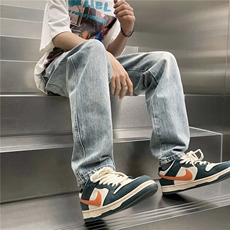 美式牛仔裤男春秋新款休闲直筒裤NM01P38，男装牛仔裤，星座1116-2