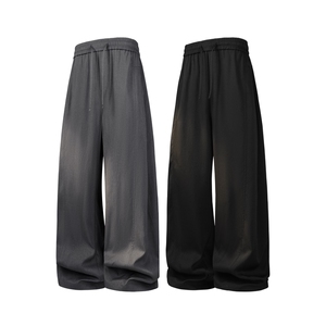 春季新款现货男女同款直筒弯刀休闲裤DSA157B-K2611-P45图片