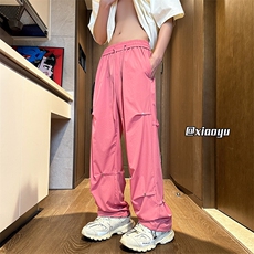 XZ616夏季冰丝薄款铆钉伞兵裤工装裤休闲长裤TY2487特P35控68，男装工装外套，星座512A（原616）