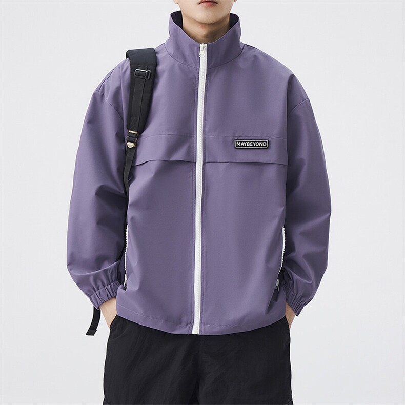 秋季宽松夹克男立领上衣外套DSA157B-JK7862-P58,男装夹克,电商A157B