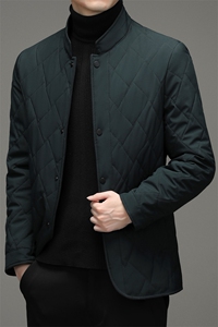 新款棉衣外套男冬季新款中年男士爸爸装商务休闲棉服上衣图片