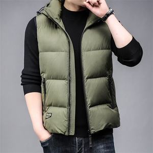 B8011白鸭绒90绒时尚休闲简约百搭冬季厚款中年男士羽绒服图片