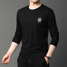 G3072秋季新款2023年男士休闲圆领卫衣长袖套头外套P48，男装卫衣，电商B360