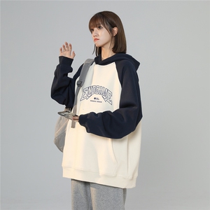 2025春季插肩袖圆领卫衣WY852/P65控89-面布100棉底布100涤420克图片