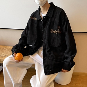 春秋季百搭休闲宽松灯芯绒夹克男士 JK152-P60图片
