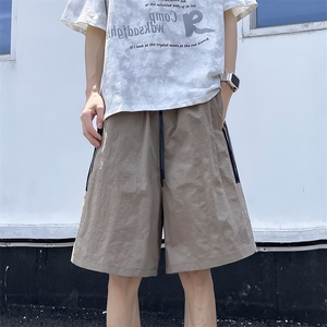 2024夏季新款宽松休闲五分裤美式潮牌工装短裤男 现货 K8010-P30图片