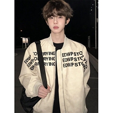 复古短款外套男款春秋潮牌高级感棒球服cleanfit高街夹克JW221，男装夹克，星座1116A（原606A-3）