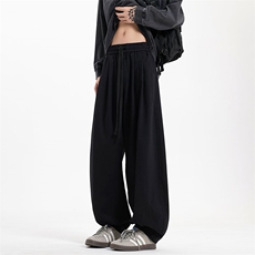 美式潮高腰显瘦宽松大码全棉休闲裤小束脚K8583-P42【特价】，男装休闲裤，电商A007