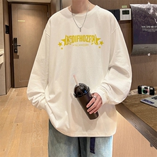 抖音得物供货量大从优可提供视频美式长袖T恤CT786特P25，男装T恤，电商A486-1