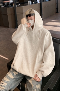 得物二开卫衣重磅华棉光板连帽卫衣B386-DB52-批48图片