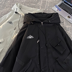 24冬户外大码防水多口袋双板滑雪服男加棉加厚保暖外套M78-P155，男装棉衣，电商A001-1