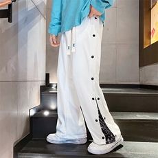 2025新款潮流宽松休闲裤子A068-MLK207-TP38，男装休闲裤，电商A068