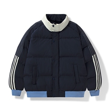 现货二开抖音得物供视频三防织带加厚拼接立领棉衣棉服LL8006，男装棉衣，电商A486