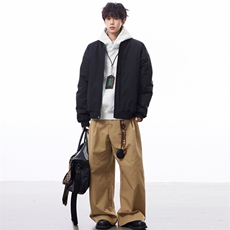 支持二开冬装加棉加厚夹克外套棉衣男女立领棒球服棉服M815-P65，男装夹克，电商A441