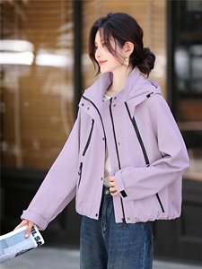 短外套女款春秋季2025新款高级设计感风衣小个子气质减龄上衣图片