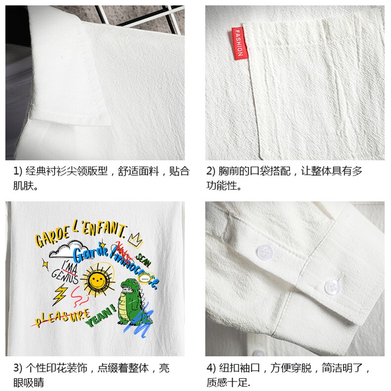 QC58219-P45亚七分袖衬衫男大码五分袖衬衣男短袖网格,男装衬衫,电商A040A