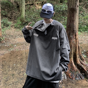 WY100-P50山系灯芯绒全刺绣开叉拉链潮牌卫衣图片