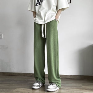 阔腿裤男韩版潮流个性痞子帅气2023夏季新款ins宽松长裤K4027-P46