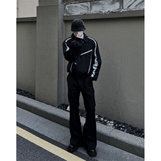 自家图，博主风cleanfit外套男短款撞色美式飞行员夹克JK2403-P85，男装夹克，星座1007（原301D）