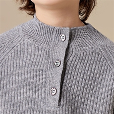 儿童7针加厚半高领设计男女通用，童装儿童羊绒衫，六一童装