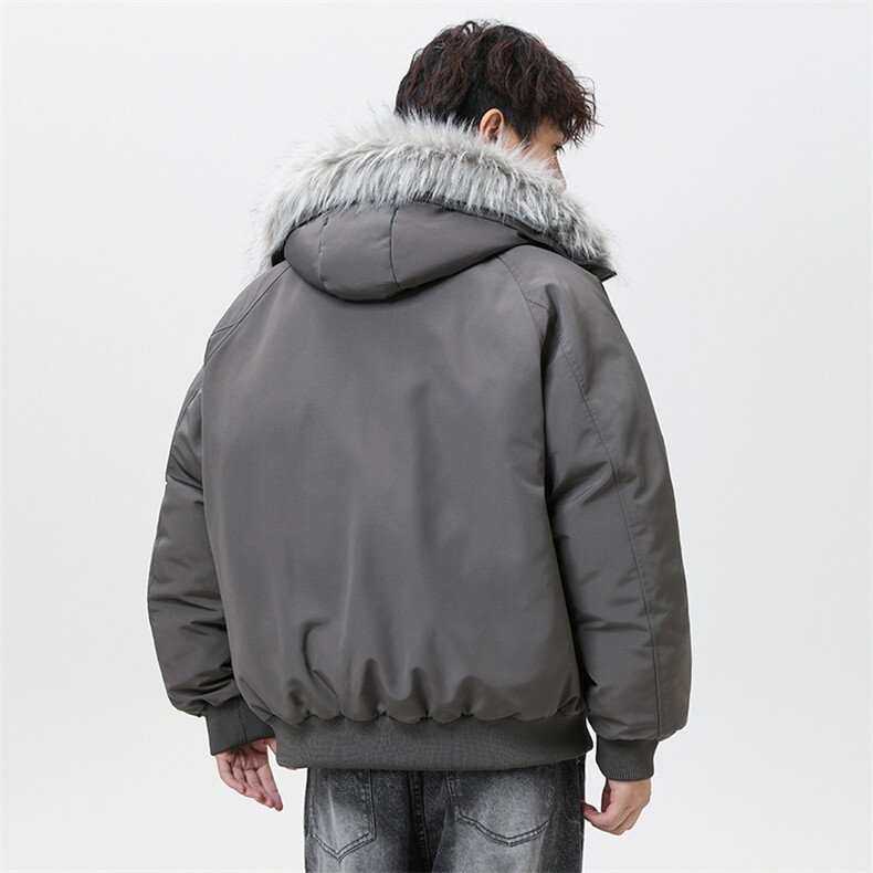 潮流宽松棉服高高街潮牌休闲棉衣A161-9987,男装棉衣,电商A161