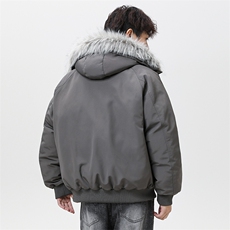 潮流宽松棉服高高街潮牌休闲棉衣A161-9987，男装棉衣，电商A161