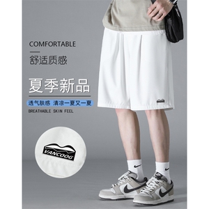 运动短裤夏季速干冰丝运动五分裤跑步训练透气男裤  DK506-特批17图片