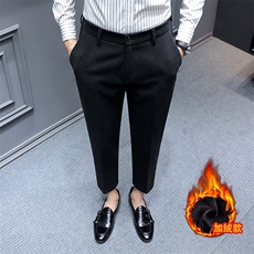 加绒九分黑色