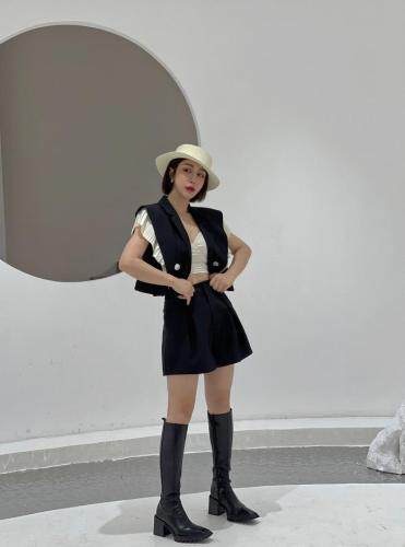 好看的马甲套装，帅气又有趣的女生必入,女装马夹,GN