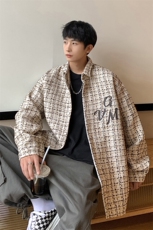 1港风小香风长袖衬衫大码M-5XL中性情侣潮衬衫男CCS8019P45控68，男装衬衫，星座226-2
