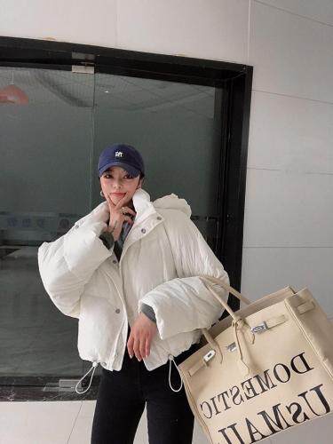 小短款羽绒服90白鸭绒SML，女装羽绒服，尚映