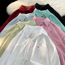 长期有货A059-CS10056-特P32控58马卡龙情侣衬衫大码防晒衫，男装防晒衣，电商A059