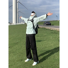B221美式ins街头hiphop宽松工装休闲裤子LK23122-P65控88，男装休闲裤，电商B221