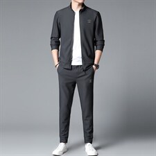 S3093-2钱塘2020-2中青年男士春秋薄款时尚休闲简约百搭卫衣P175，男装休闲套装，钱塘207-2